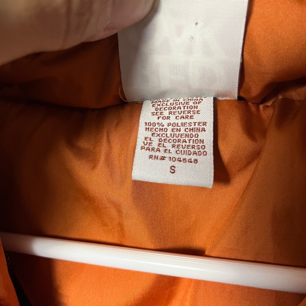 OAK Orange and Black Windbreaker Jacket - Picture 6 of 6